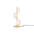 Glass Petals Table Lamp ? 13.8″ x H 35.4″ / Dia 35cm x H 90cm / Gold + Clear / US plug Table lamp