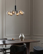 Glass Sphere Cluster Chandelier Chandelier