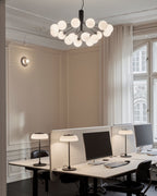 Glass Sphere Cluster Chandelier Chandelier