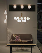 Glass Sphere Cluster Chandelier Chandelier