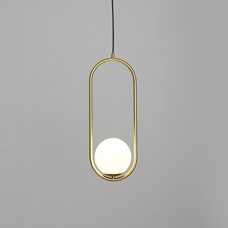 Mila Brass Pendant Light ∅ 7.9″ x H 15.7″ / Dia 20cm x H 40cm / Brass Pendant light