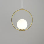 Mila Brass Pendant Swag Light