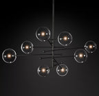 Glass Globe Mobile Chandelier
