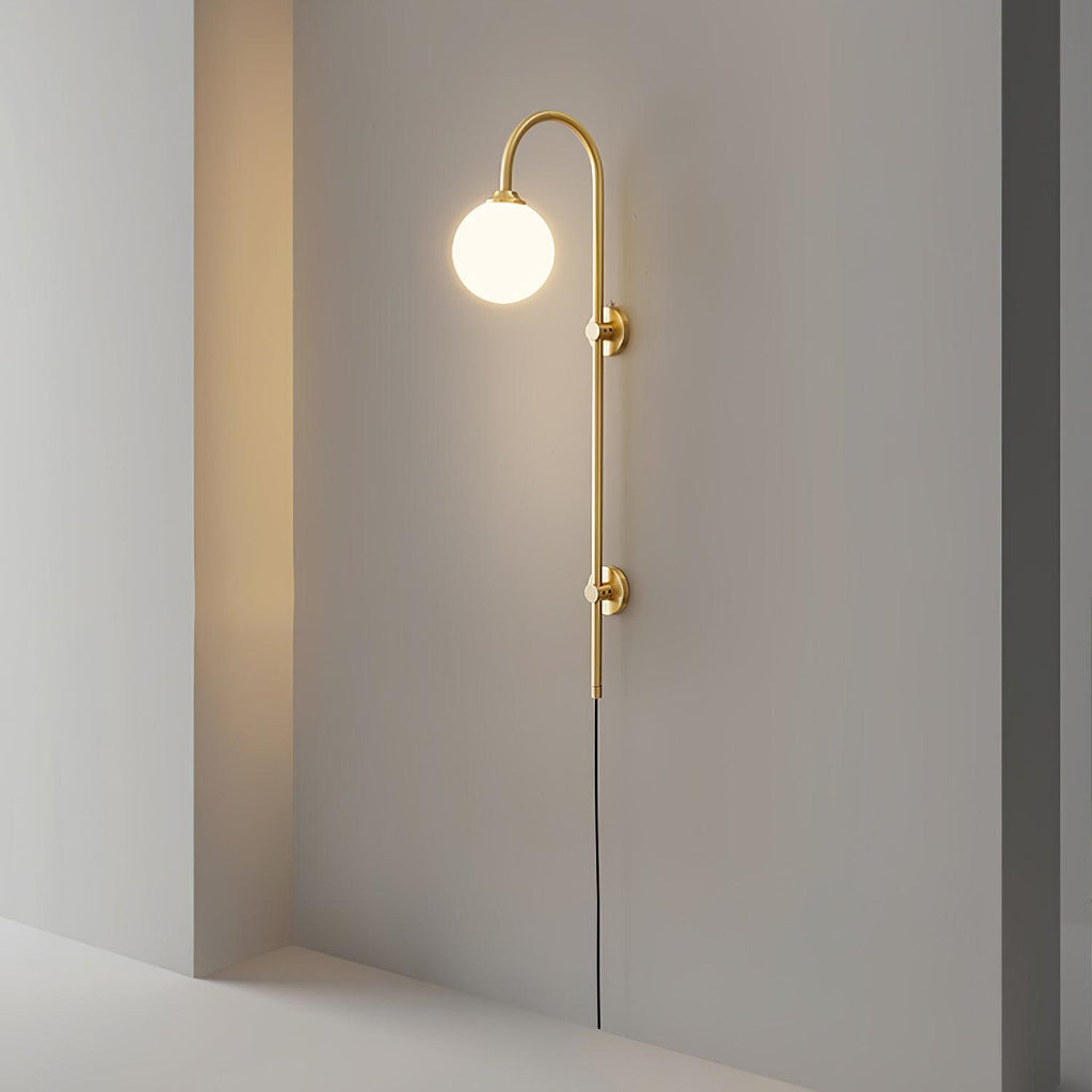 Globe Brass Wall Sconce Wall lamp