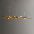 Gold Ribbon Chandelier ? 63.8″ x H 59″ / Dia 160cm x H 150cm / Gold / Warm Light Pendant light