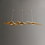 Gold Ribbon Chandelier ? 63.8″ x H 59″ / Dia 160cm x H 150cm / Gold / Warm Light Pendant light