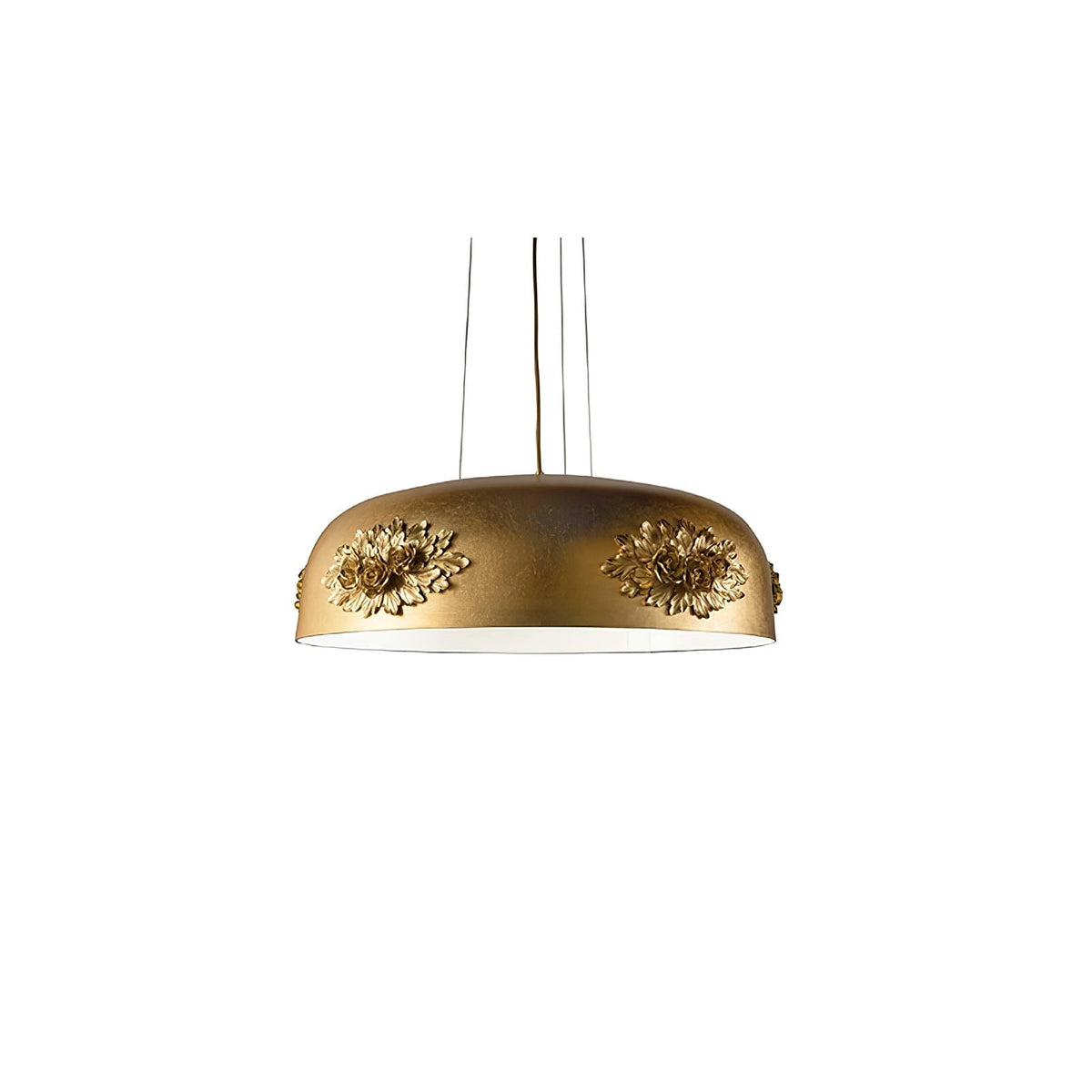 Gold Tuzzi Pendant Light ∅ 25.6″ x H 10.2″ / Dia 65cm x H 26cm / Gold foil / Warm Light Pendant light
