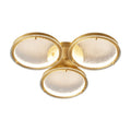 Golden Rings Ceiling Light ∅ 17.7″ x H 2.7″ / Dia 45cm x H 7cm / Brass / Three-Color Changing Light Ceiling lamp