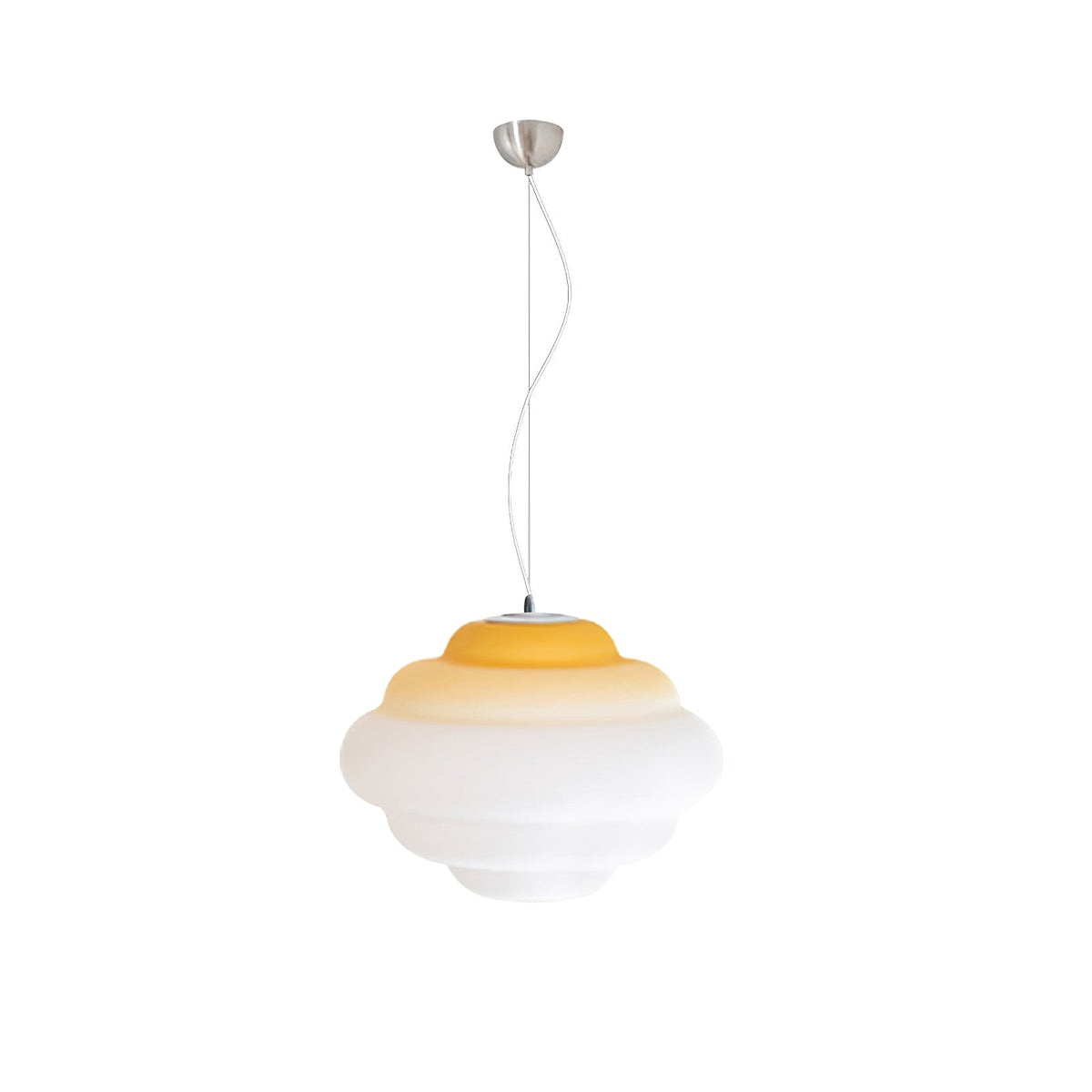Gradient Cloudy Pendant Lamp ∅ 15.7″ x H 11.8″ / Gradient Yellow Pendant light