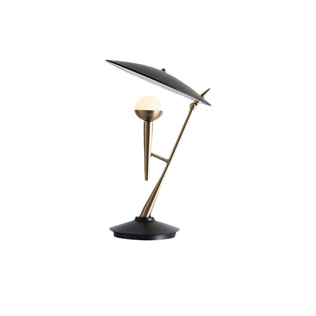 Gramophone Table Light ∅ 13.8″ x H 19.7″ / Dia 35cm x H 50cm / Gold & Black / US Plug Table lamp