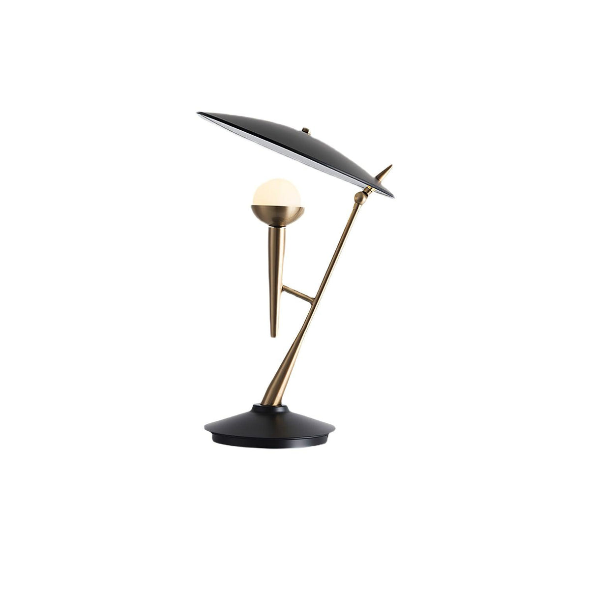 Gramophone Table Light ∅ 13.8″ x H 19.7″ / Dia 35cm x H 50cm / Gold & Black / US Plug Table lamp