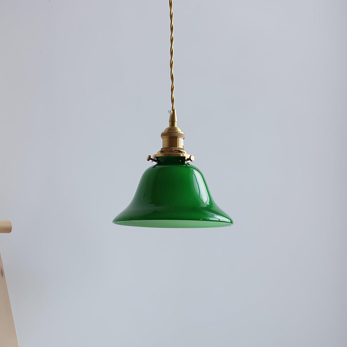 Green Bell Pendant Light ∅ 7.3″ x H 4.3″ / Dia 18.5cm x H 11cm / Green Pendant light