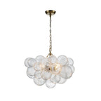 Glass Ball Bubbles Chandelier 6-lights ∅ 24.4″ x H 17.3″ / Gold & Clear 1001 Chandelier