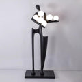 Guardian Sculpture Floor Lamp ∅ 27.5″ x H 68.8″ / Dia 70cm x H 175cm / Black / US Plug Floor lamp