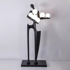 Guardian Sculpture Floor Lamp ∅ 27.5″ x H 68.8″ / Dia 70cm x H 175cm / Black / US Plug Floor lamp