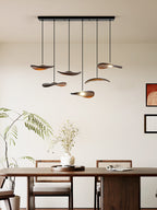 Gyre Wood Blade Chandelier