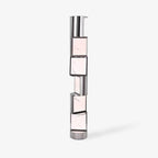 Half Cylindrical Rotating Floor Lamp ∅ 9.8″ x H 66.9″ / Dia 25cm x H 170cm / Stainless steel & White / US Plug Floor