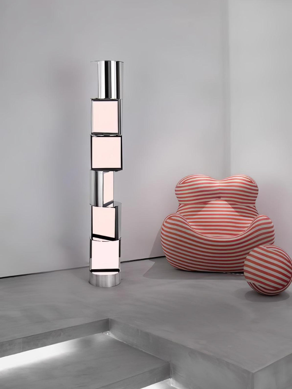 Half Cylindrical Rotating Floor Lamp Floor lamp