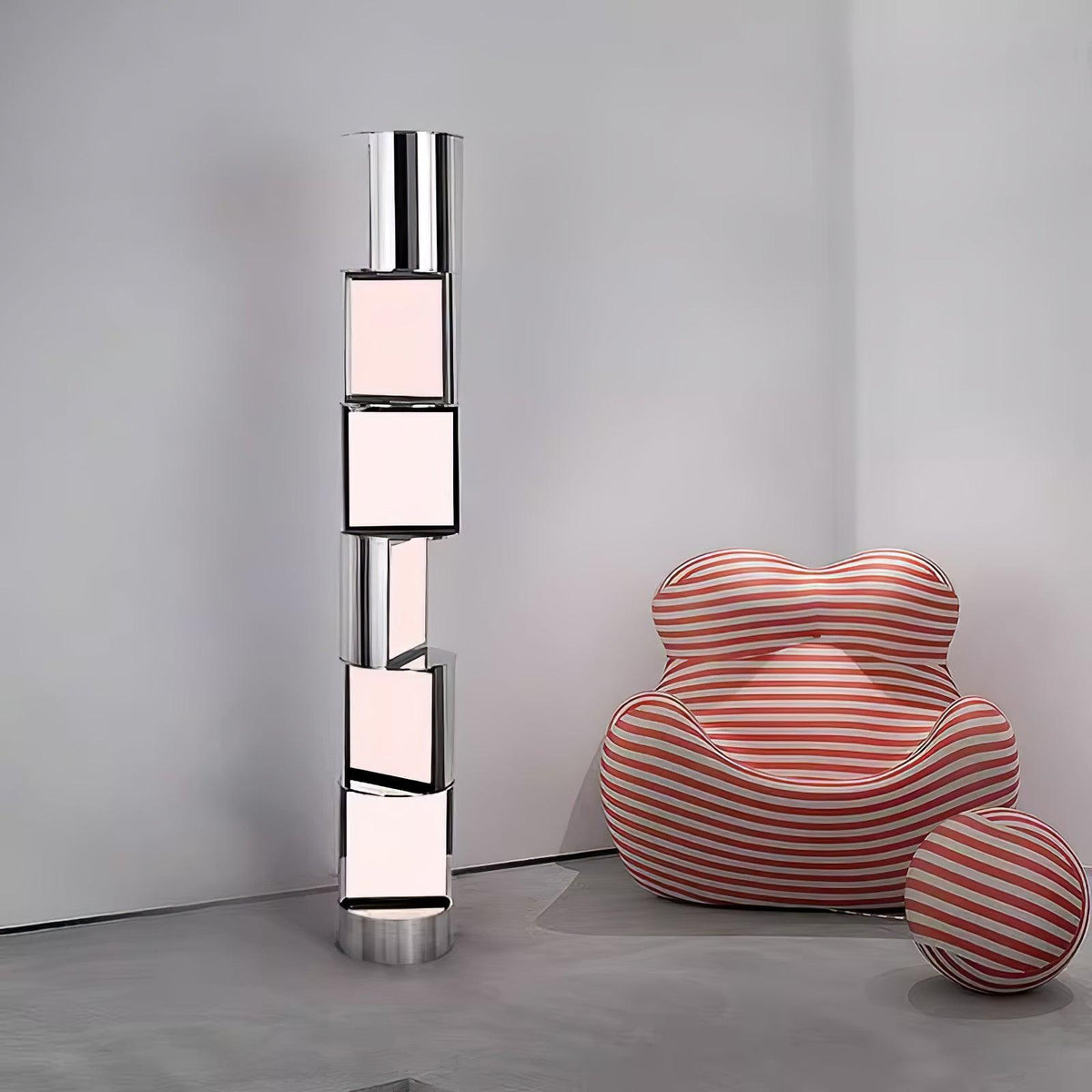 Half Cylindrical Rotating Floor Lamp Floor lamp