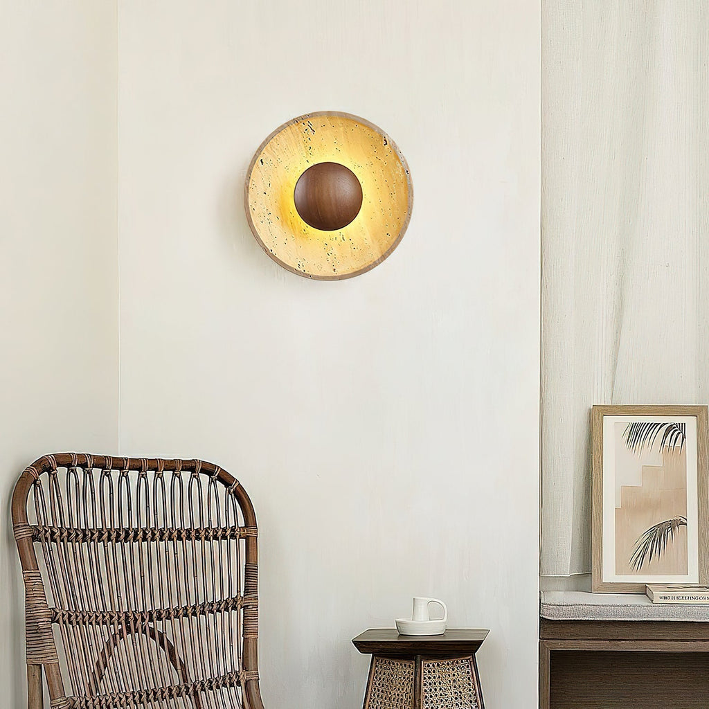 Halo Travertine Wall Light 1001 Wall lamp