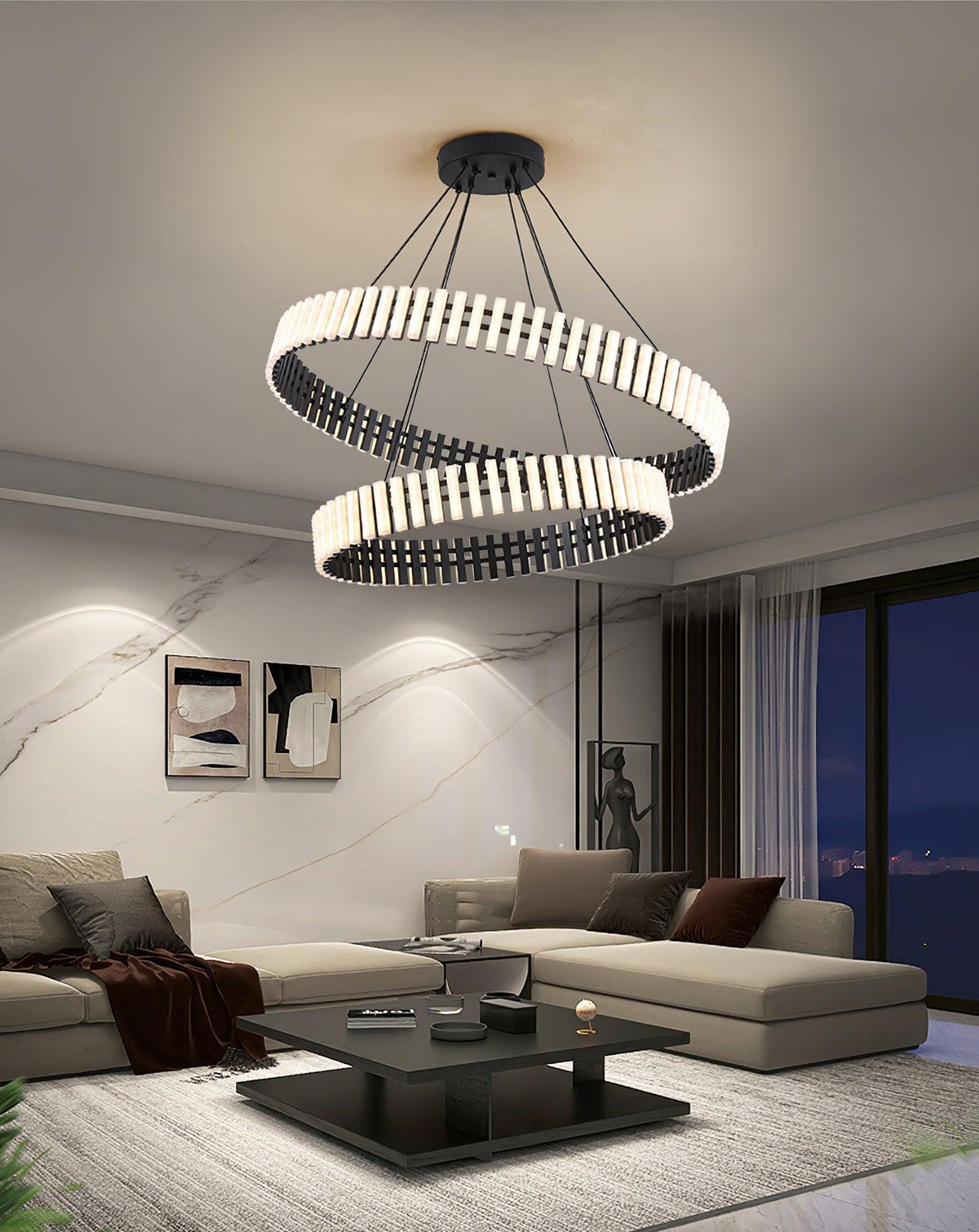 Hanging LED Chandelier Chandelier