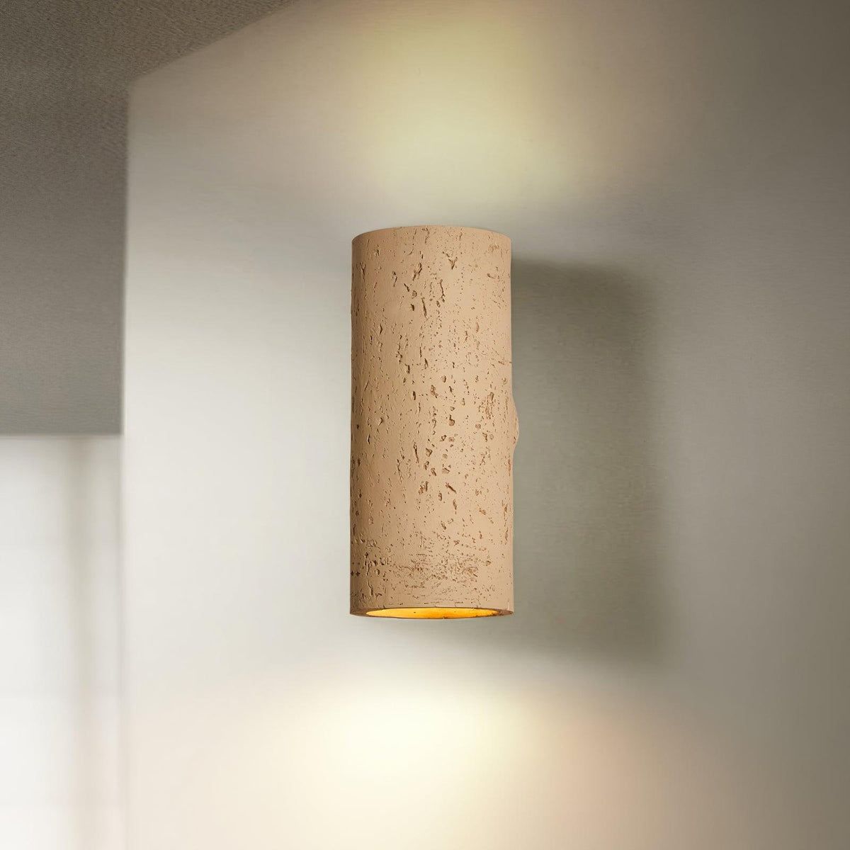 Hans Wall Lamp ∅ 3.9″ x H 9″/ Dia 10cm x H 23cm / Brown Wall lamp