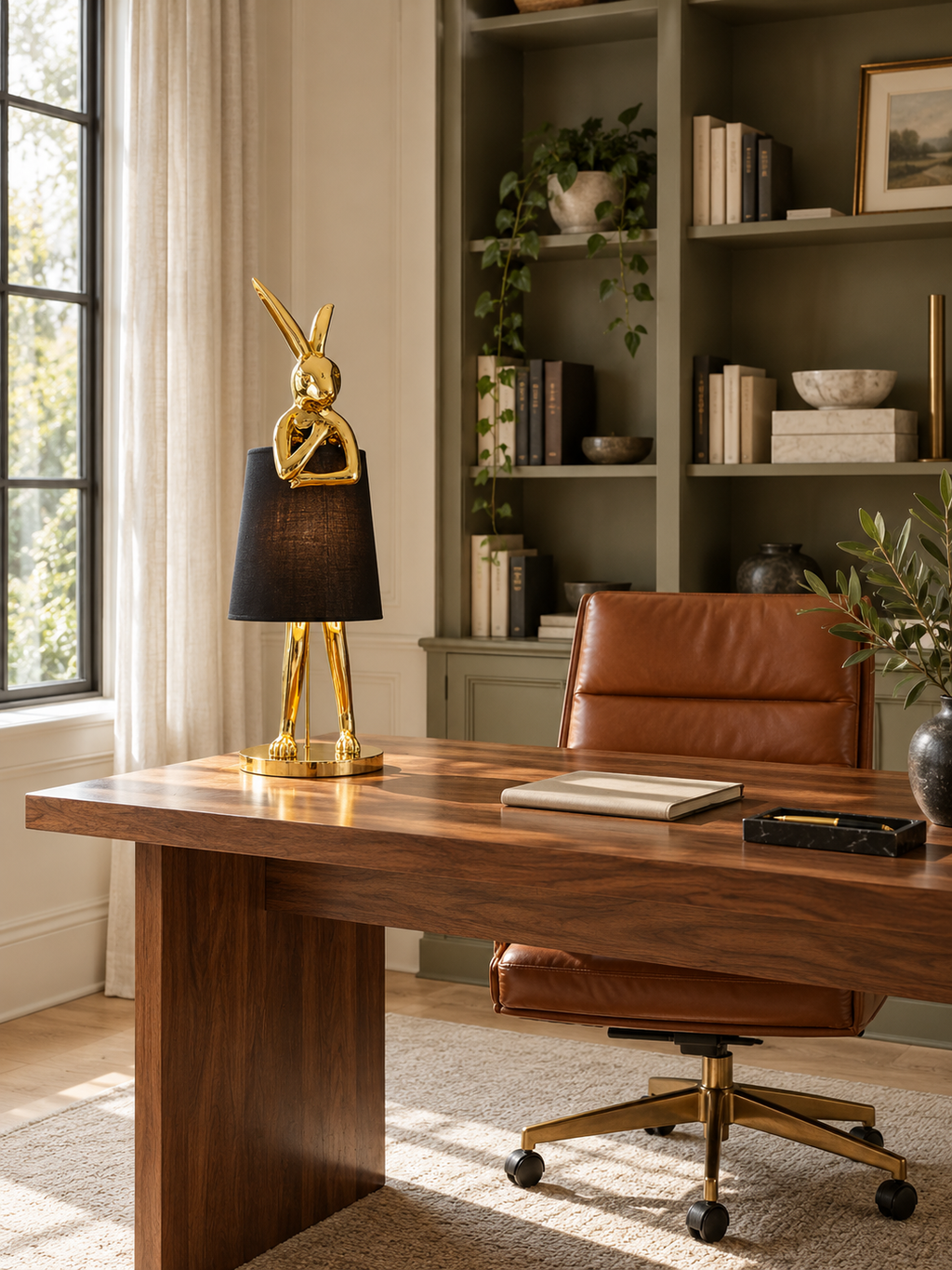 Hare Silhouette Table Lamp