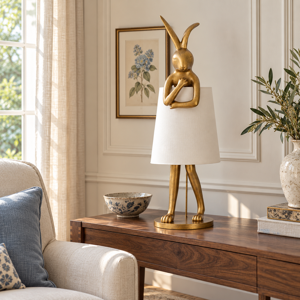 Hare Silhouette Table Lamp