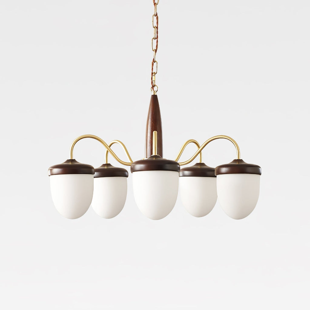 Hazelnut Branch Chandelier Chandelier