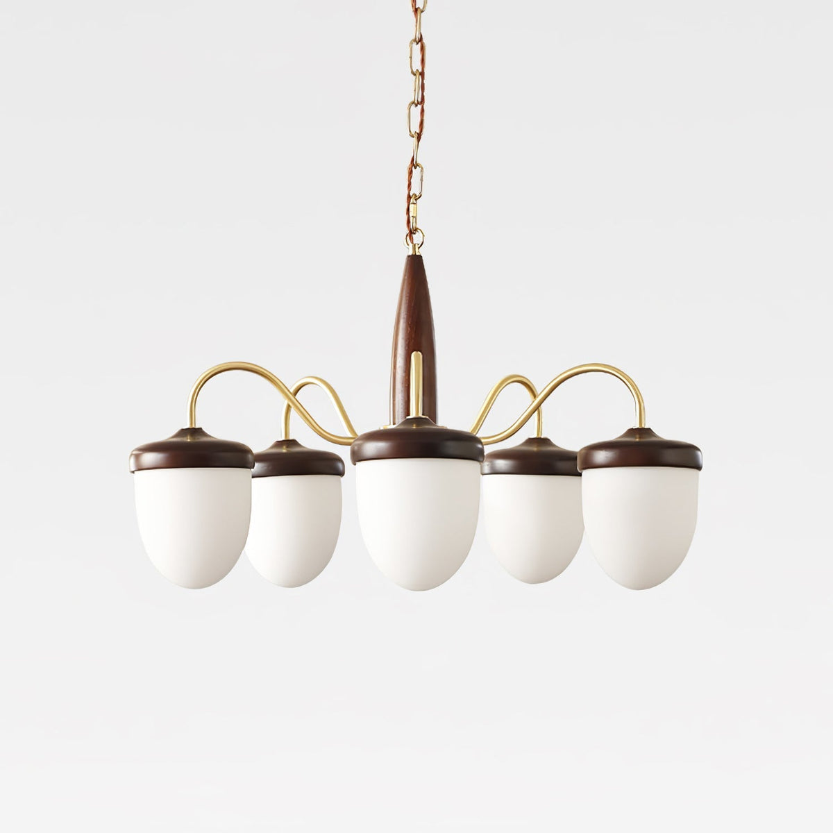 Hazelnut Branch Chandelier Chandelier