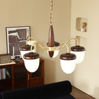 Hazelnut Branch Chandelier Chandelier