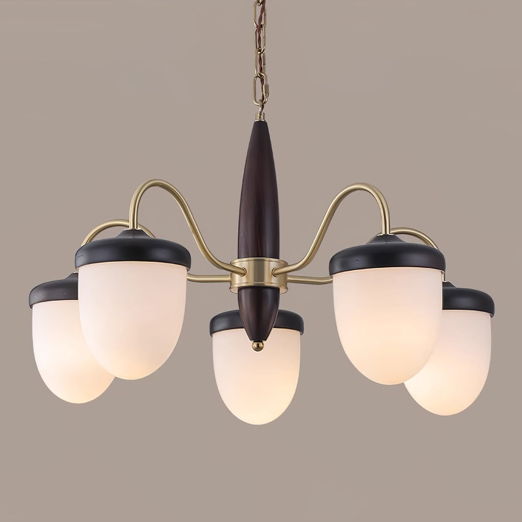 Hazelnut Branch Chandelier Chandelier