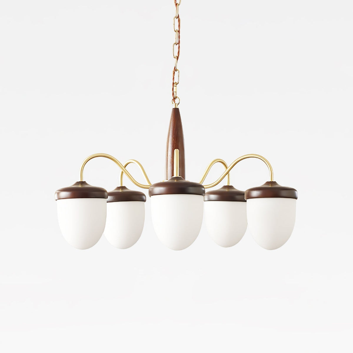 Hazelnut Branch Chandelier Chandelier