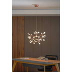 Rose Gold Firefly LED Chandelier