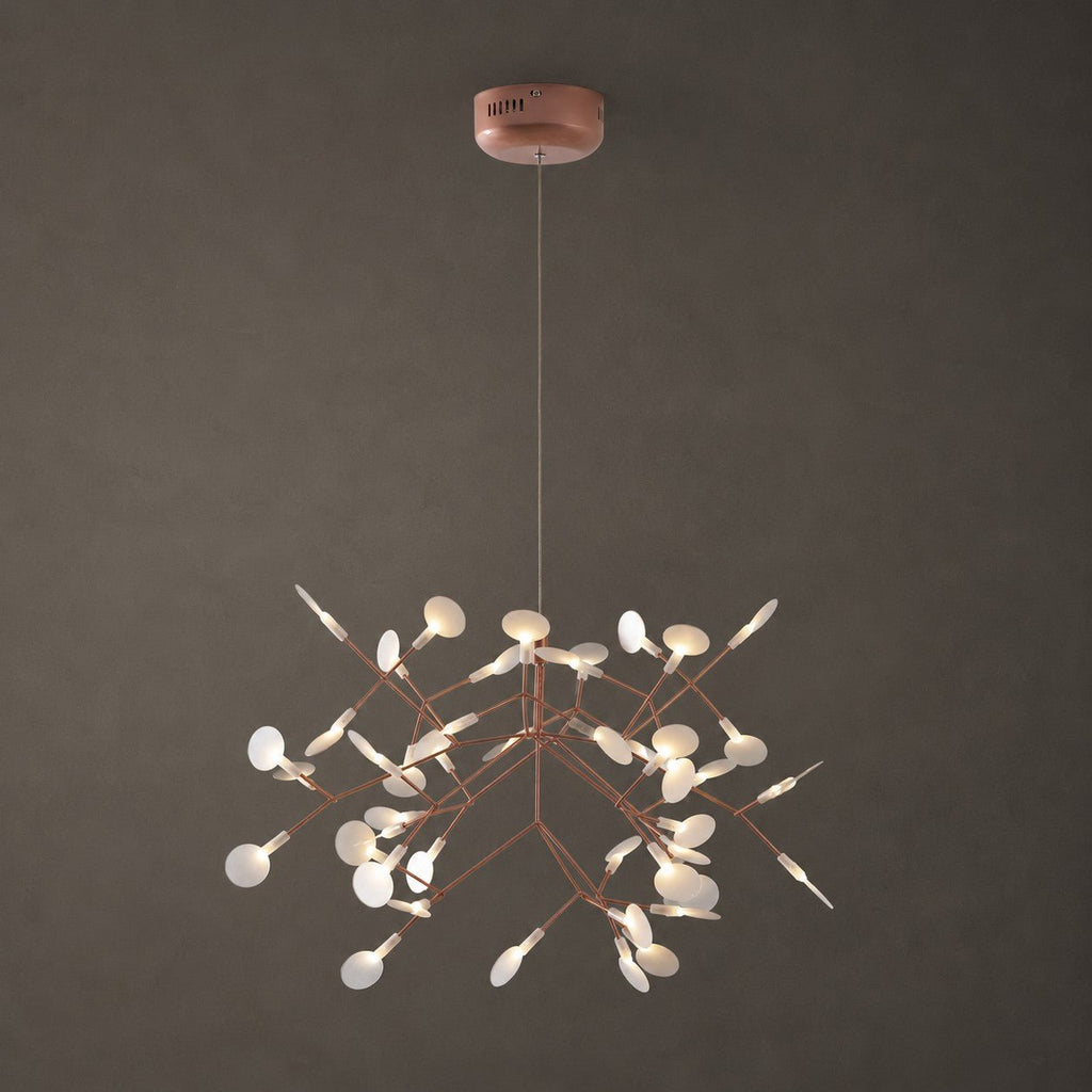 Rose Gold Firefly LED Chandelier