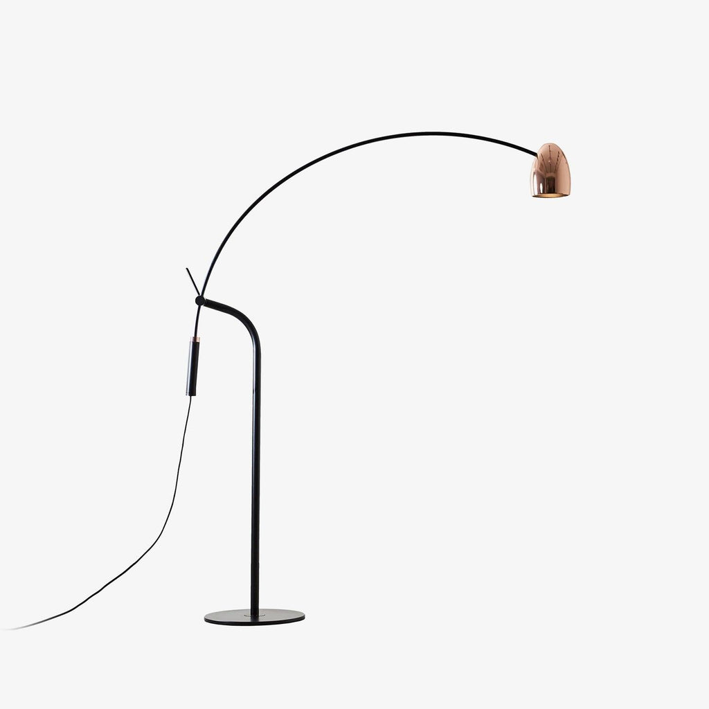 Hercules Floor Lamp ∅ 45.3″ x H 65″ / Dia 115cm x H 165cm / Black + Rose Gold / US plug Floor lamp