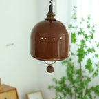 Herda Pendant Lamp ∅ 9.8″ x H 8.3″ / Dia 25cm x H 21cm / Dark walnut & Dark Brown Pendant light