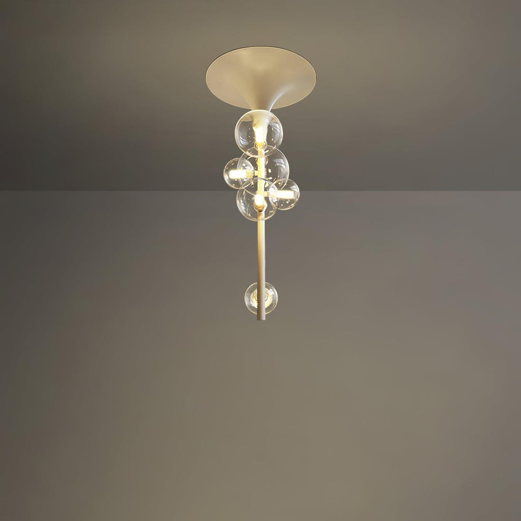 Hermann Horn Ceiling Light 6 Heads ∅ 11.8″ x H 24.1″ / Dia 30cm x H 61cm / White Ceiling lamp