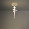 Hermann Horn Ceiling Light 6 Heads ∅ 11.8″ x H 24.1″ / Dia 30cm x H 61cm / White Ceiling lamp
