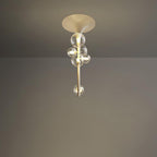 Hermann Horn Ceiling Light 6 Heads ∅ 11.8″ x H 24.1″ / Dia 30cm x H 61cm / White Ceiling lamp
