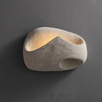 Cement Hollow Wall Light Model A ? 12.2″ x H 8.1″ / Dia 31cm x H 20.5cm / Cement grey Wall lamp