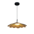 Hollyhock Pendant Light ∅ 15.7″ x H 7.9″ / Dia 40cm x H 20cm / Walnut color / Warm Light Pendant light
