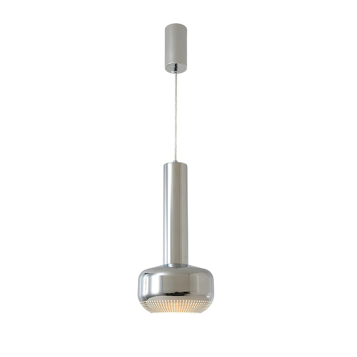 Honeycomb Pendant Lamp ∅ 7.1″ x H 14.2″ / Chrome Pendant light