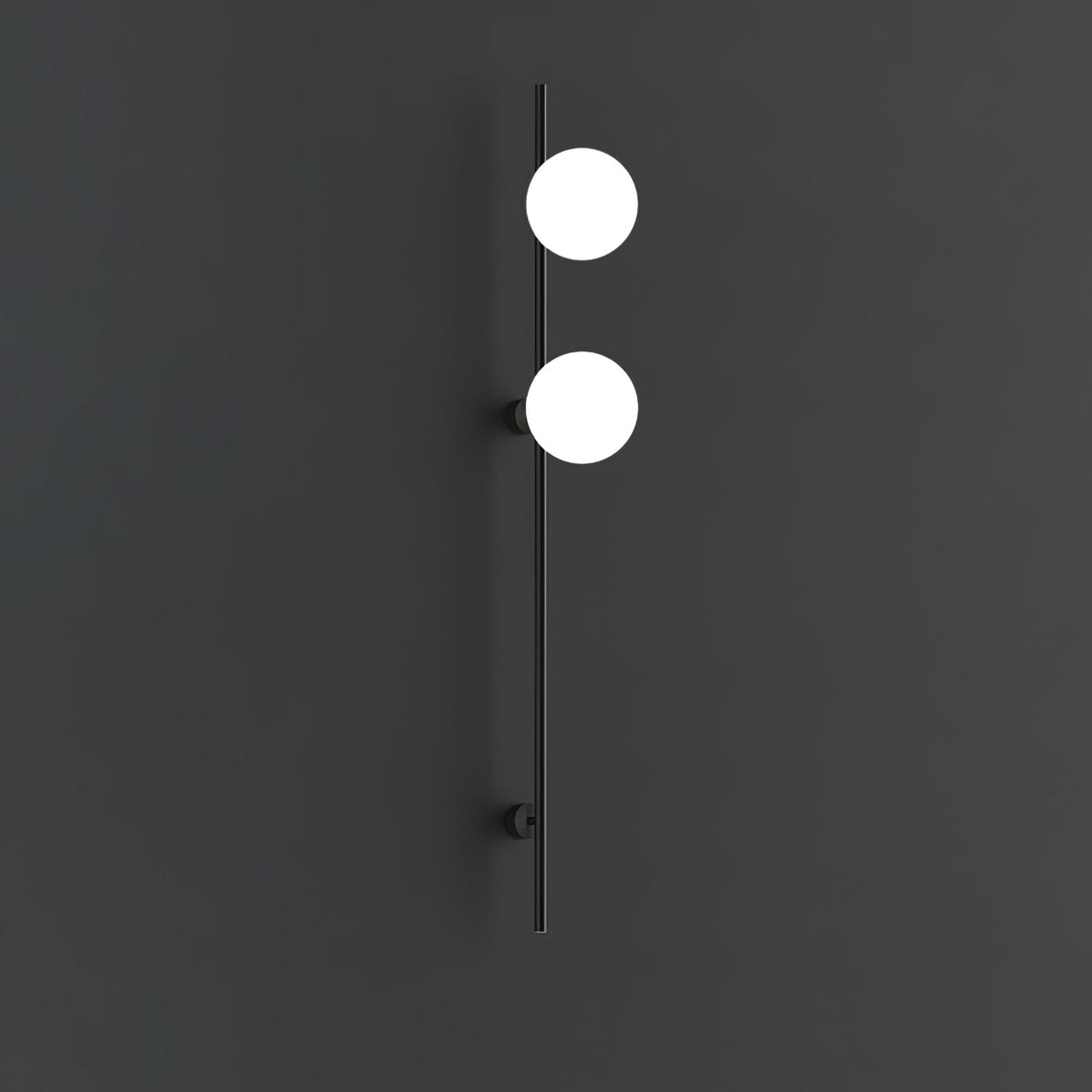 Houseof Wall Light Model B ∅ 5.9″ x H 45.3″ / Dia 15cm x H 115cm / Black / Single Wall lamp