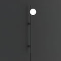 Houseof Plug-in Wall Light Model A ∅ 5.9″ x H 45.3″ / Black / US Plug 1001 Wall lamp