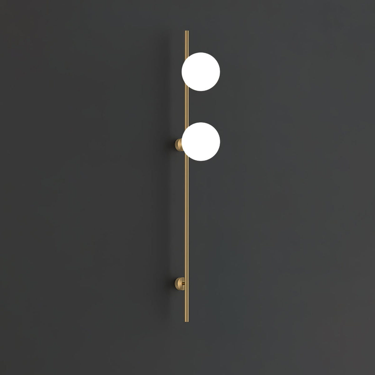 Houseof Wall Light Model B ∅ 5.9″ x H 45.3″ / Dia 15cm x H 115cm / Gold / Single Wall lamp