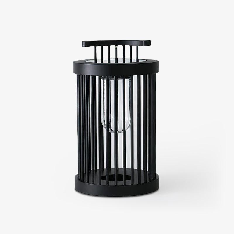 Hurricane Ruhlmann Outdoor Light ∅ 11.8″ x H 20.5″ / Dia 30cm x H 52cm / Black / Solar power storage Table lamp
