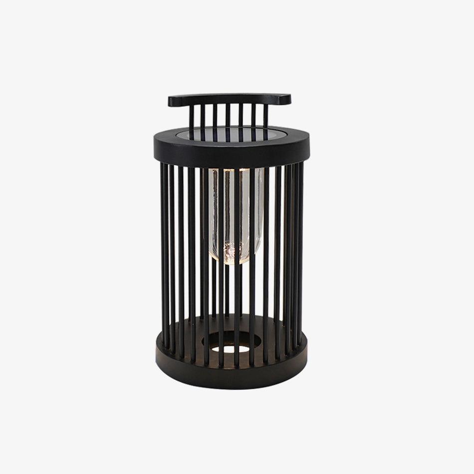 Hurricane Ruhlmann Outdoor Light ∅ 11.8″ x H 20.5″ / Dia 30cm x H 52cm / Black / Solar power storage Table lamp