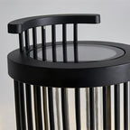 Hurricane Ruhlmann Outdoor Light ∅ 11.8″ x H 20.5″ / Dia 30cm x H 52cm / Black / Solar power storage Table lamp