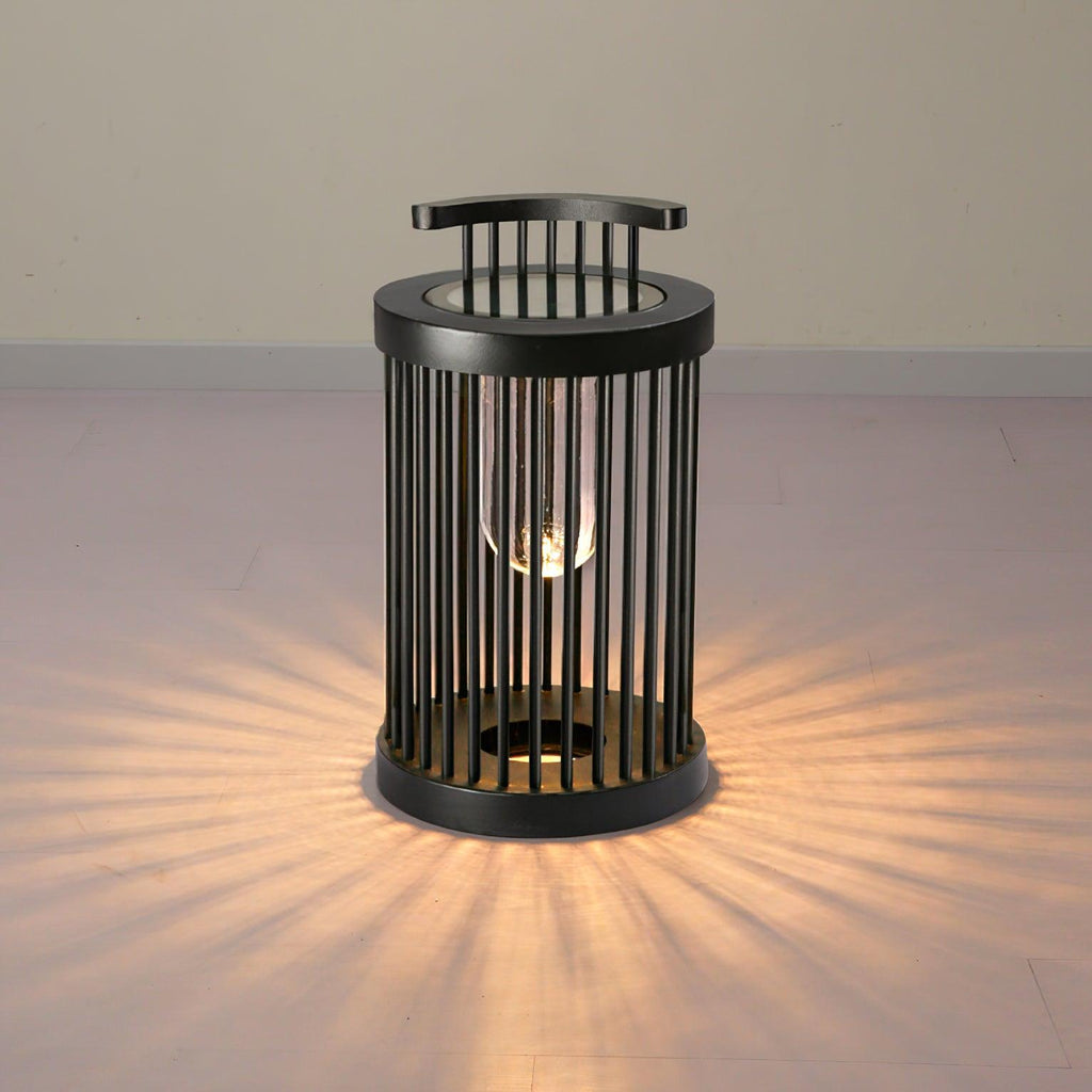 Hurricane Ruhlmann Outdoor Light ∅ 11.8″ x H 20.5″ / Dia 30cm x H 52cm / Black / Solar power storage Table lamp